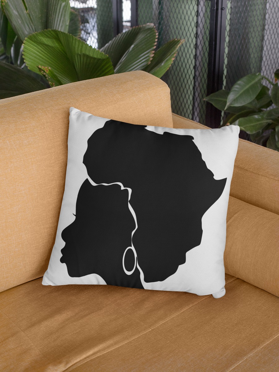 African Queen Throw Pillow