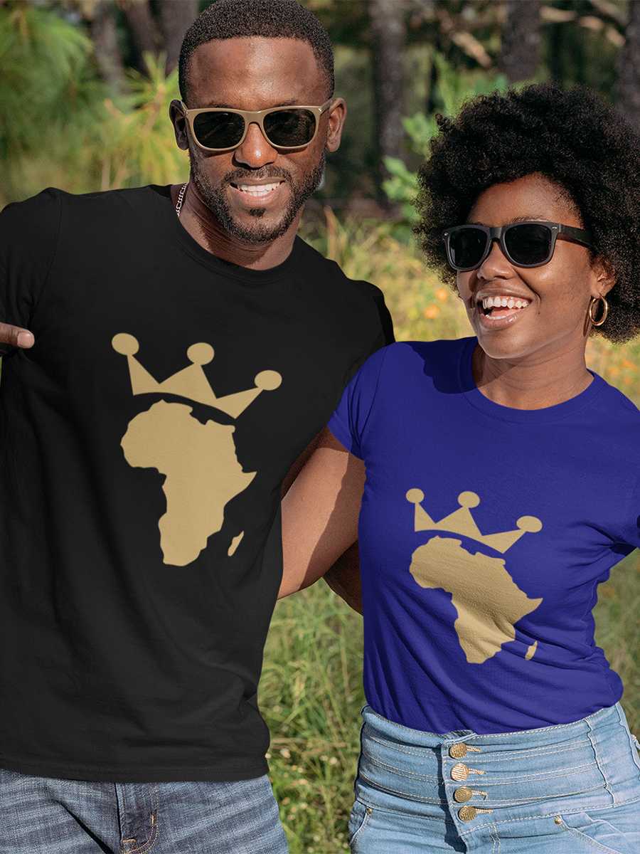 African Royalty couple tees