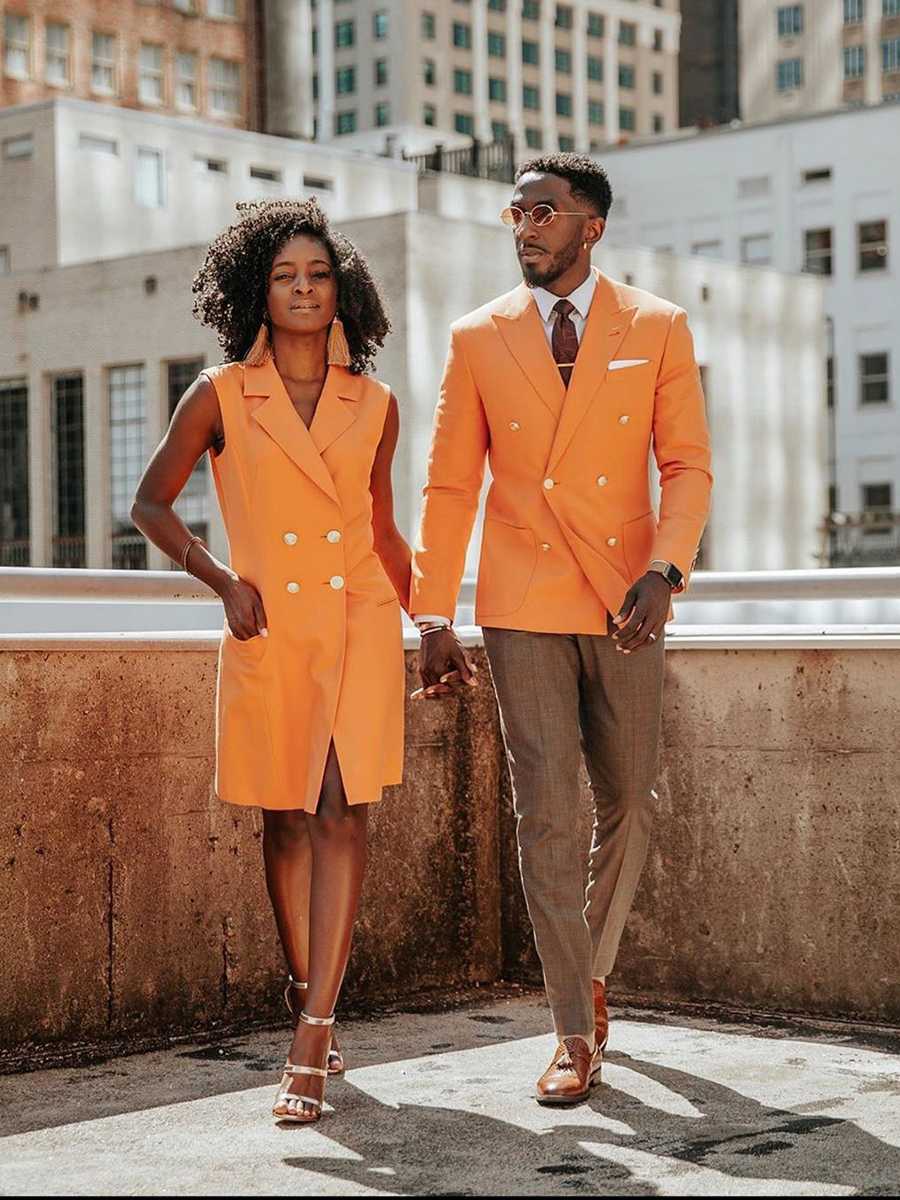Couple tailored outfit